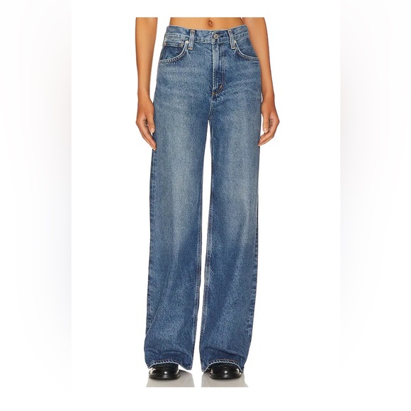 Citizens Of Humanity Denim - Citizens Of Humanity Paloma Baggy Light Blue Wide Leg Jeans